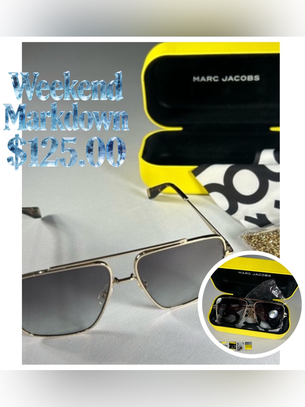 Marc Jacobs sunglasses.